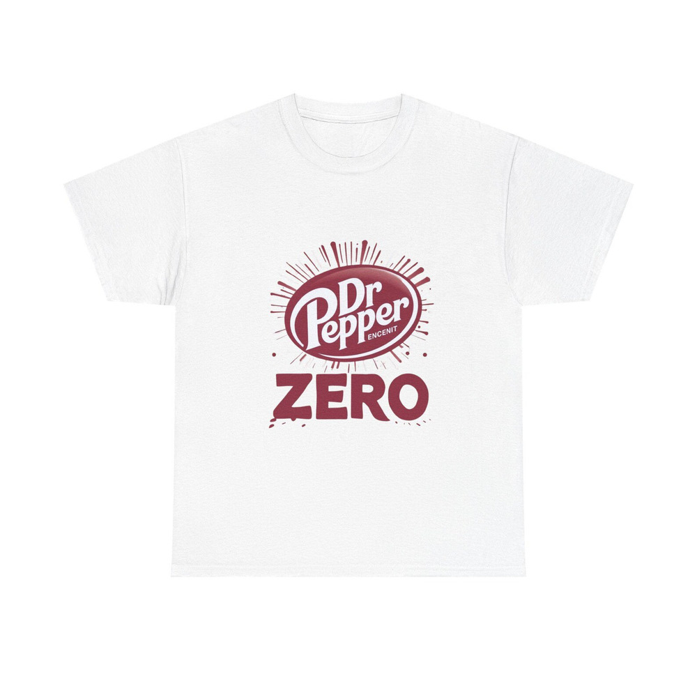 Dr Pepper Zero Tee White